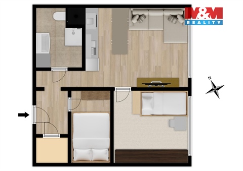 Prodej bytu 2kk, 47 m² 14