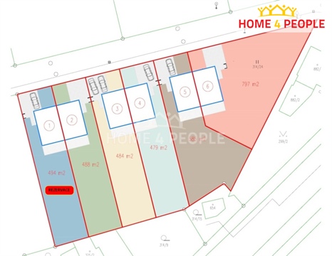 Prodej stavebního pozemku, 769 m² - 0