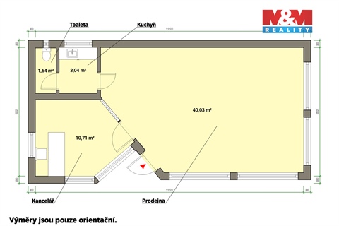 Pronájem obchodních prostor, 55 m² 4