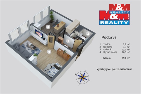Prodej bytu 2kk, 42 m² - 8