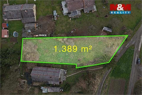 Prodej stavebního pozemku, 1 389 m² - 0