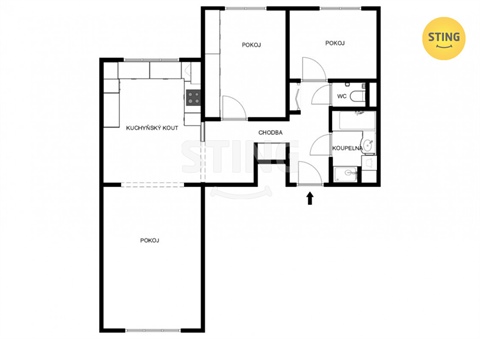 Prodej bytu 3kk, 86 m² - 26