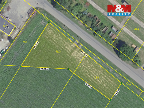 Prodej pozemku pro komerční výstavbu, 1 448 m² - 2