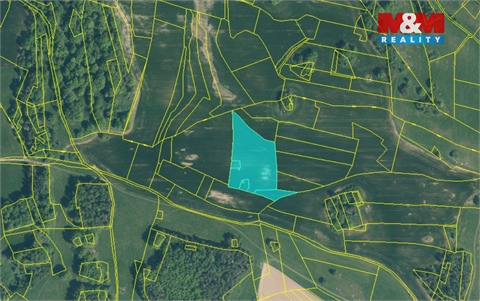 Prodej zemědělské půdy, 9 668 m² - 0