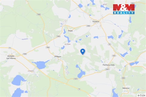 Prodej zemědělské půdy, 9 668 m² - 2