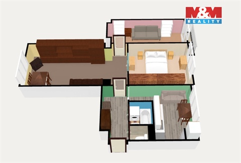 Prodej bytu 3+1, 64 m² 24