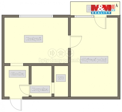 Pronájem bytu 1+1, 36 m² 8