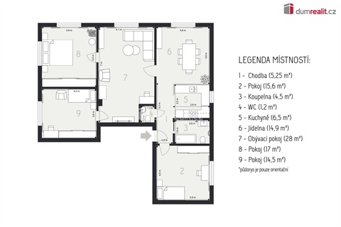 Pronájem bytu 5kk, 107 m² 12