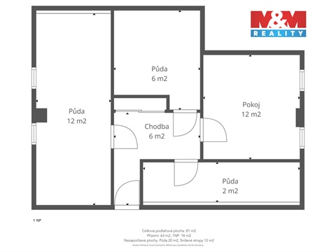 Prodej rodinného domu, 61 m² - 20
