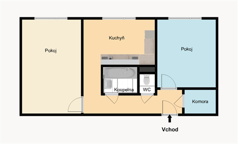 Prodej bytu 2+1, 51 m² - 8