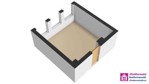 Pronájem kanceláře, 19 m² 2