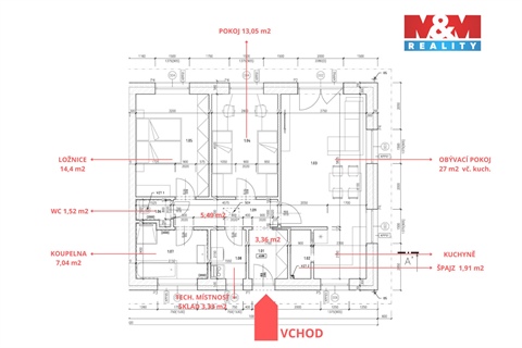 Prodej rodinného domu, 77 m² - 4