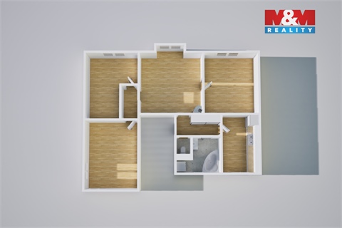 Pronájem bytu 4+1, 89 m² - 8