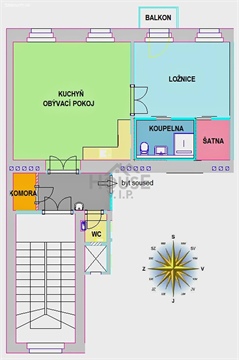 Pronájem bytu 2kk, 56 m² 8