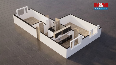 Pronájem bytu 2+1, 61 m² - 12