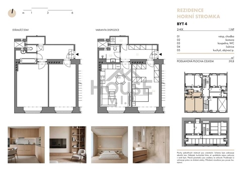 Prodej bytu 2kk, 59 m² - 4