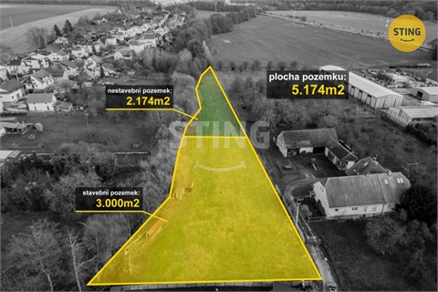 Prodej stavebního pozemku, 5 174 m² 0