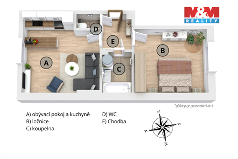 Prodej bytu 2kk, 49 m² - 10