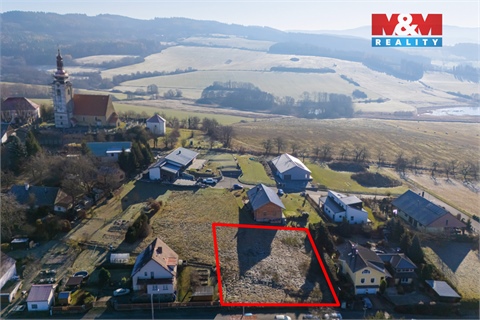 Prodej stavebního pozemku, 1 100 m² - 0