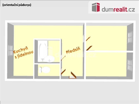 Pronájem bytu 2+1, 56 m² - 2