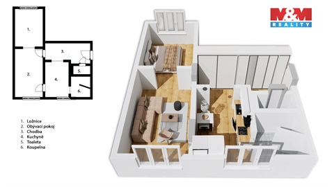 Prodej bytu 2+1, 58 m² - 14