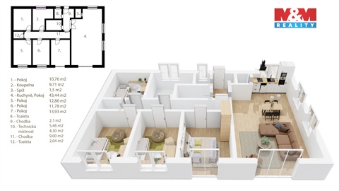 Prodej stavebního pozemku, 2 404 m² 2