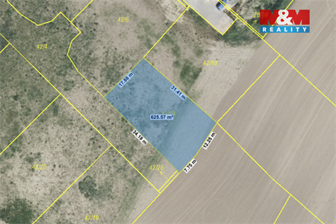 Prodej stavebního pozemku, 625 m² - 0