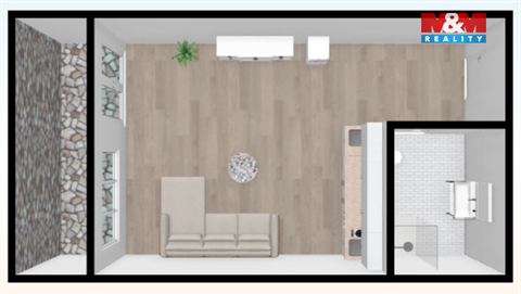 Prodej bytu 1kk, 21 m² - 0