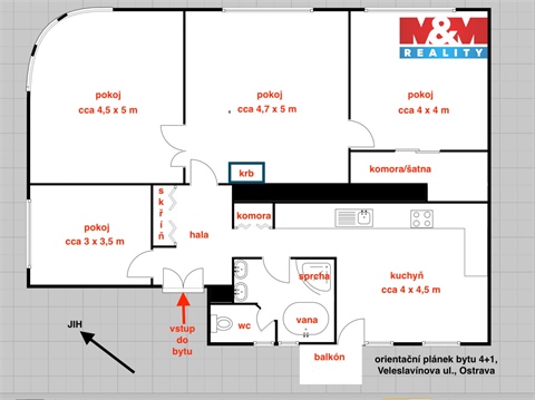Prodej bytu 4+1, 127 m² - 2