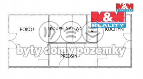 Pronájem bytu 1+1, 40 m² - 10