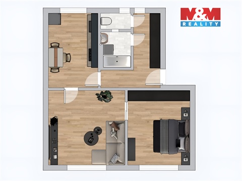 Prodej bytu 2+1, 57 m² 8
