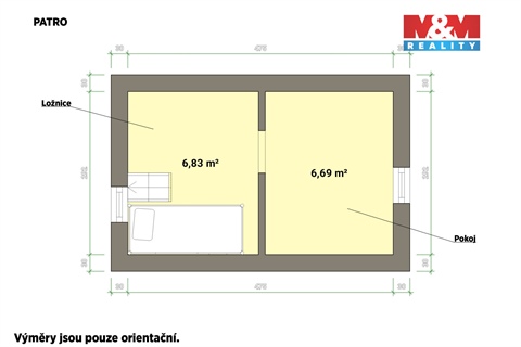 Prodej chaty / chapuly, 50 m² 10