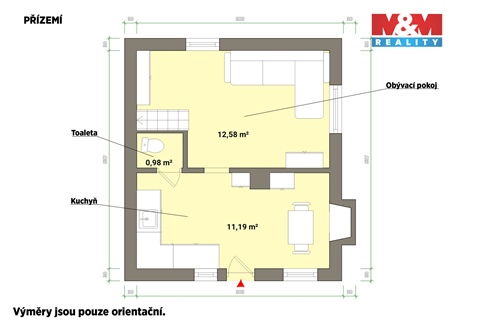 Prodej chaty / chapuly, 50 m² 6
