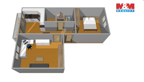 Prodej bytu 2+1, 47 m² - 18