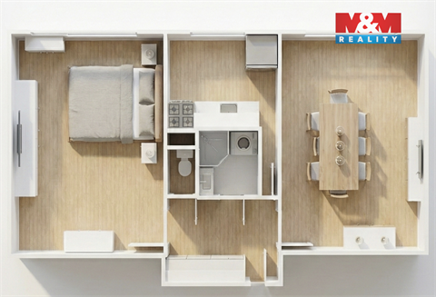 Prodej bytu 2+1, 54 m² 20