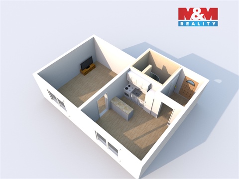 Pronájem bytu 2kk, 36 m² 6