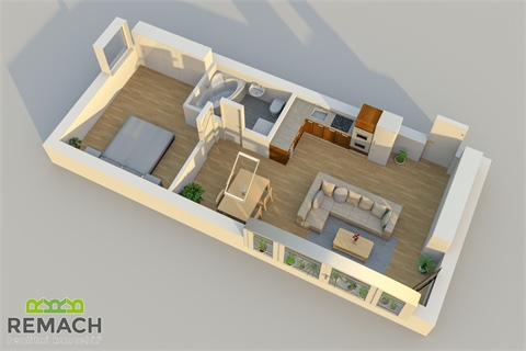 Pronájem bytu 2kk, 51 m² 20