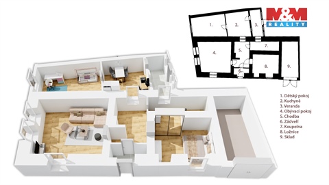 Prodej chaty / chapuly, 103 m² - 20