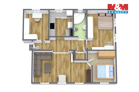 Prodej bytu 4+1, 94 m² - 0