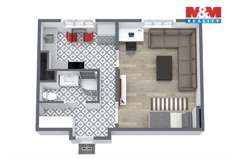 Prodej bytu 1+1, 36 m² - 8