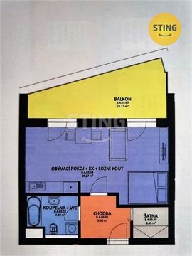 Pronájem bytu 1kk, 38 m² 10