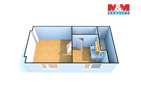 Pronájem bytu 1+1, 38 m² - 10