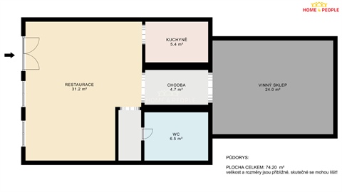Pronájem restaurace, 75 m² - 22