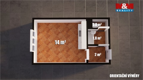 Prodej bytu 1kk, 19 m² 6