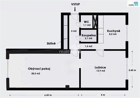 Prodej bytu 2+1, 53 m² - 14