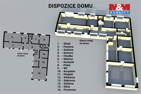 Prodej rodinného domu, 298 m² - 12