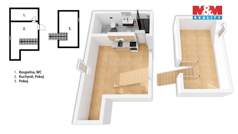 Prodej bytu 2kk, 54 m² - 0