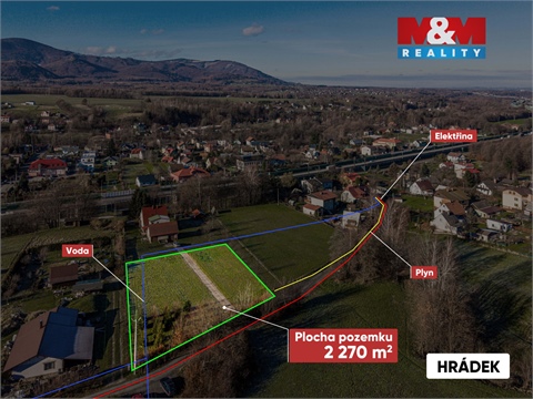 Prodej stavebního pozemku, 2 270 m² - 0