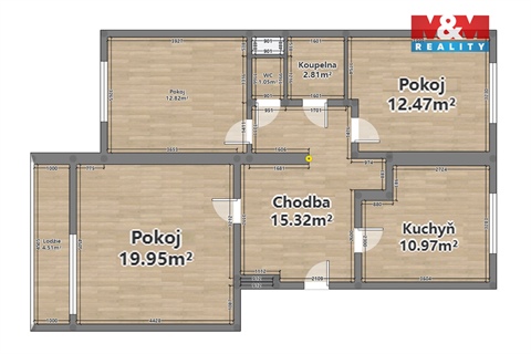Prodej bytu 3+1, 75 m² 14