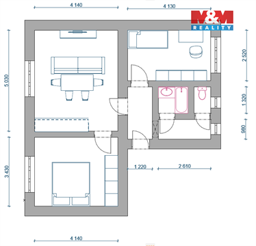 Prodej bytu 2+1, 63 m² - 8